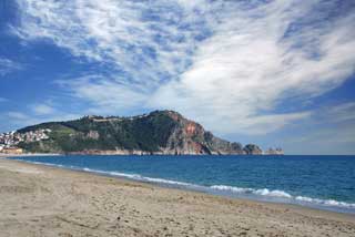 Türkische Riviera - Strand von Alanya